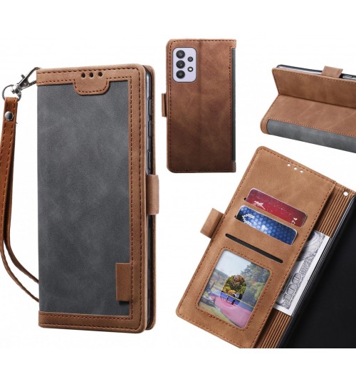 Samsung Galaxy A32 5G Case Wallet Denim Leather Case Cover