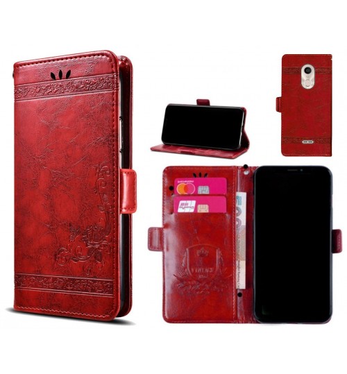 Alcatel 3c Case retro leather wallet case