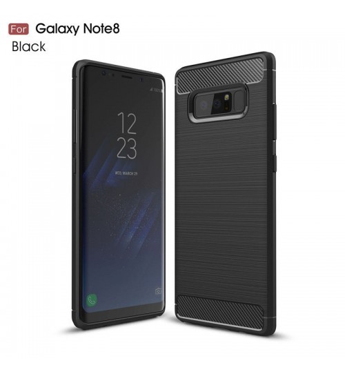 Galaxy note 8 case impact proof rugged case with carbon fiber