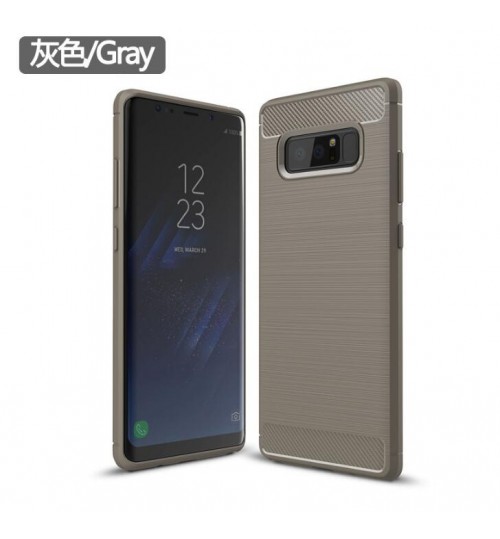 Galaxy note 8 case impact proof rugged case with carbon fiber