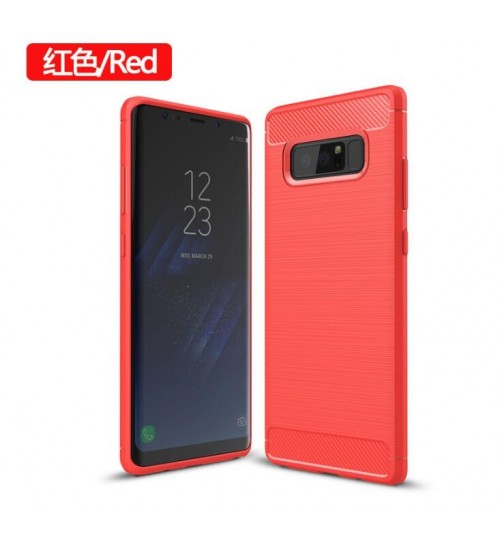 Galaxy note 8 case impact proof rugged case with carbon fiber
