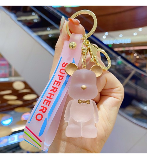 Key Ring Little Bear Pink