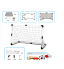 Mini Football Soccer Goal Post Net Set -92CM