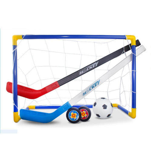 Hockey Football Soccer Goal Post Net Set