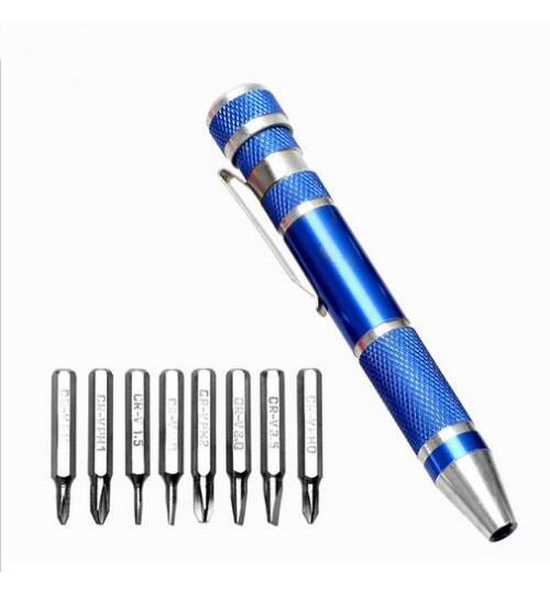 8 in 1 Precision Screwdriver Pen Style Mini Torx Slotted