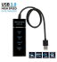 USB Hub 3.0 Super Speed 4 Ports 130cm