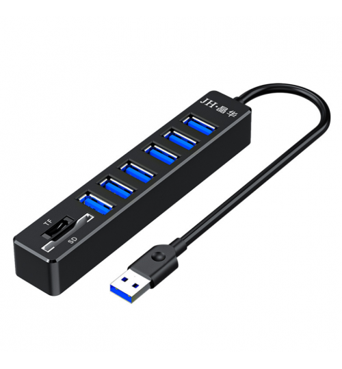 USB Hub 3.0 with SD and TF Card Reader
