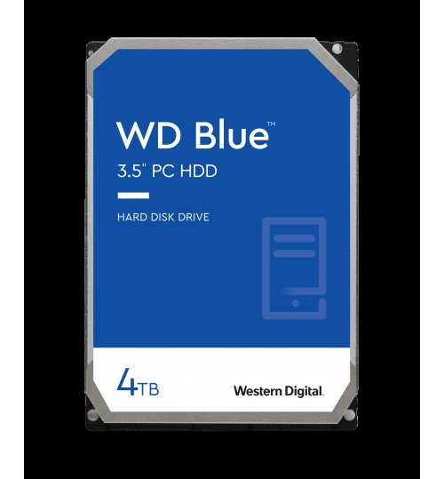 WD BLUE 4TB 3.5 HDD 5400 RPM 256MB CACHE 2 YEARS WARRANTY
