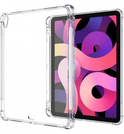 iPad Air 4th Gen 10.9 Clear Case with Pencil Holder