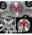 Tesla Wheel Center Cap 58mm --Silver