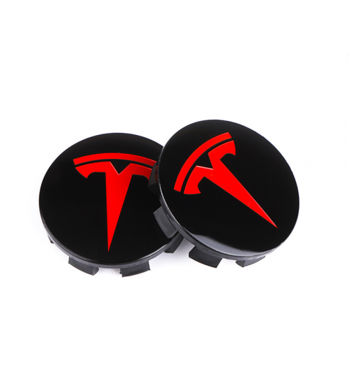 Tesla Wheel Center Cap 58mm --Black