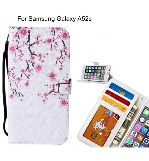 Samsung Galaxy A52s case leather wallet case printed ID