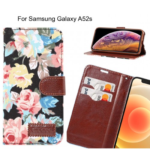 Samsung Galaxy A52s Case Floral Prints Wallet Case