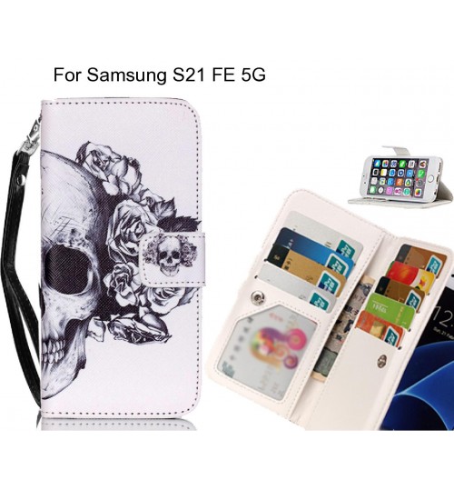 Samsung S21 FE 5G case Multifunction wallet leather case