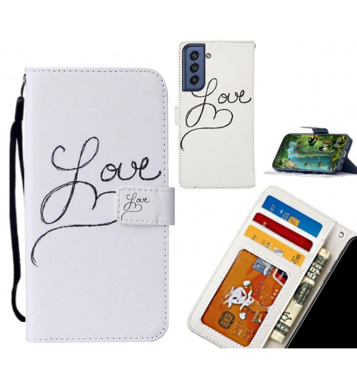 Samsung S21 FE 5G case leather wallet case printed ID