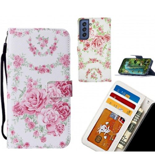 Samsung S21 FE 5G case leather wallet case printed ID