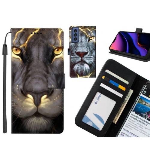 Samsung S21 FE 5G case leather wallet case printed ID