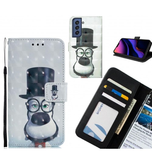 Samsung S21 FE 5G Case Leather Wallet Case 3D Pattern Printed