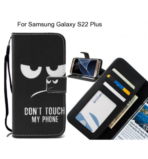 Samsung Galaxy S22 Plus case 3 card leather wallet case printed ID