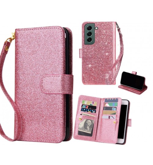 Samsung Galaxy S22 Plus Case Glaring Multifunction Wallet Leather Case