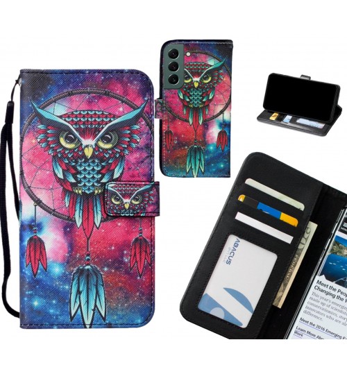 Samsung Galaxy S22 case leather wallet case printed ID