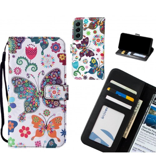 Samsung Galaxy S22 case leather wallet case printed ID