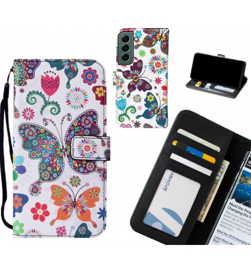 Samsung Galaxy S22 Plus case leather wallet case printed ID