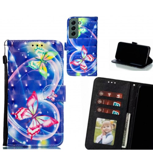 Samsung Galaxy S22 Plus Case Leather Wallet Case 3D Pattern Printed