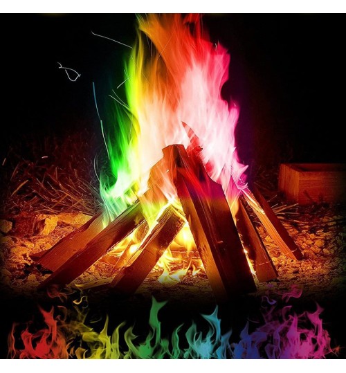 25g Mystical Fire Coloured Magic Flame for Bonfire Campfire Party