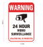 WARNING SURVEILLANCE CAMERA STICKER