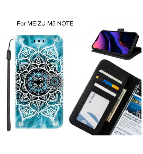 MEIZU M5 NOTE case leather wallet case printed ID