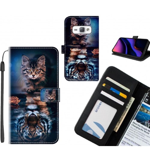 GALAXY J1 2016 case leather wallet case printed ID