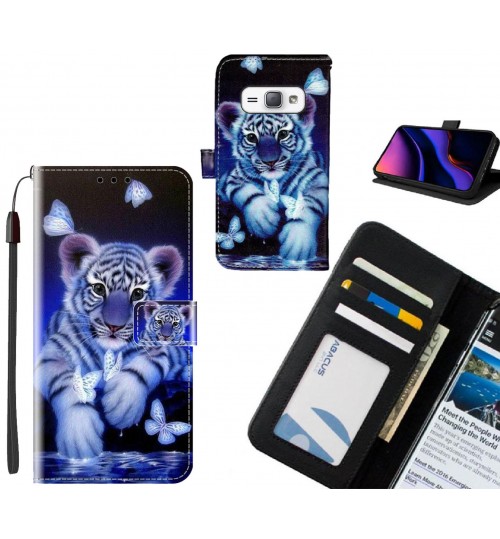 GALAXY J1 2016 case leather wallet case printed ID