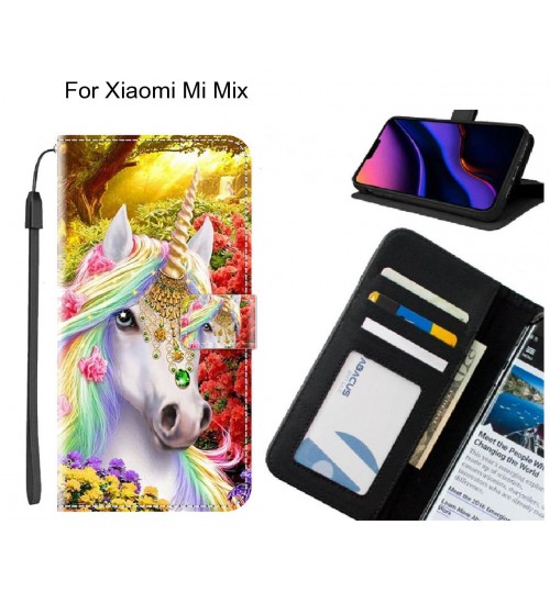 Xiaomi Mi Mix case leather wallet case printed ID