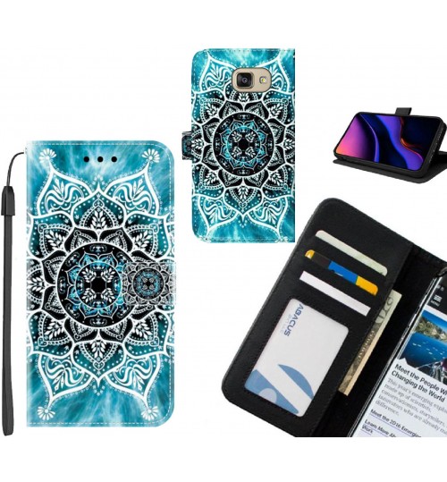 Galaxy A5 2016 case leather wallet case printed ID