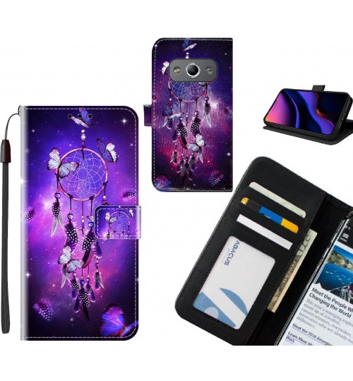 Galaxy Xcover 3 case leather wallet case printed ID