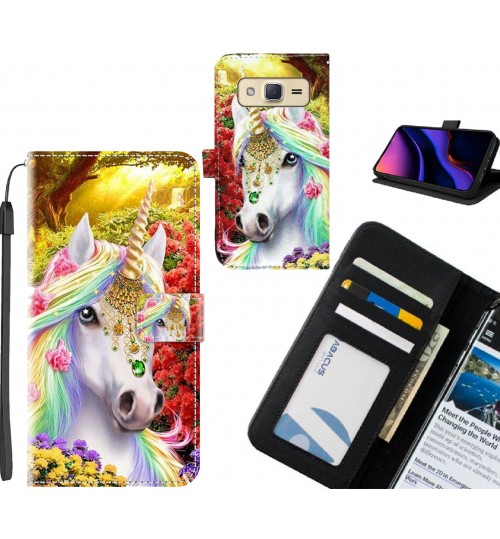 Galaxy J2 case leather wallet case printed ID