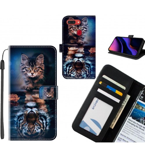 Oppo R15 Pro case leather wallet case printed ID