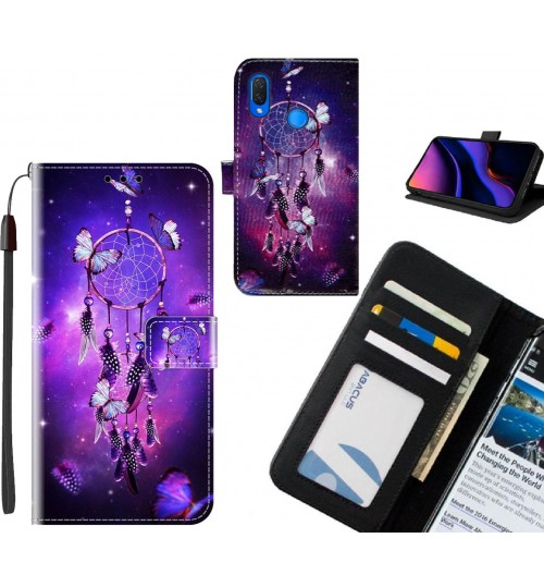 Huawei Nova 3I case leather wallet case printed ID