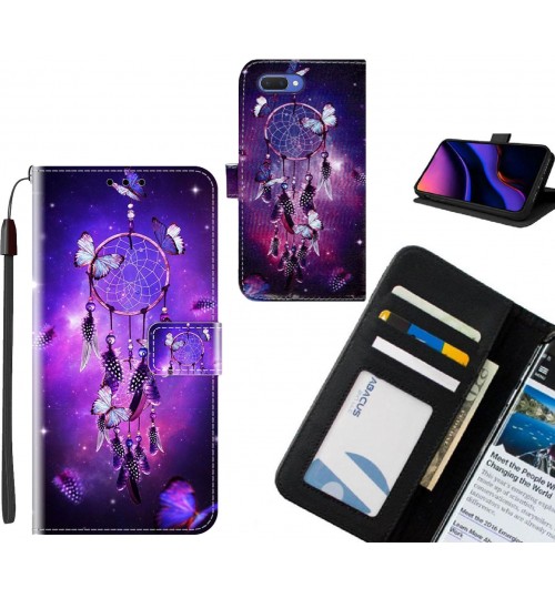 Oppo AX5 case leather wallet case printed ID