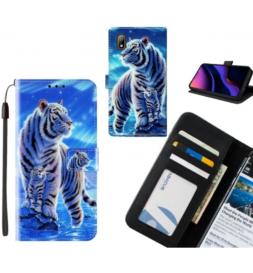 Huawei Y5 2019 case leather wallet case printed ID