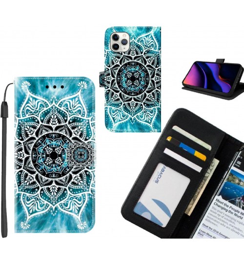 iPhone 11 Pro Max case leather wallet case printed ID