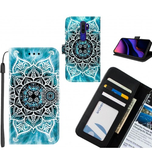 Oppo A9 2020 case leather wallet case printed ID