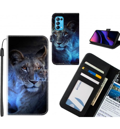 Oppo Find X3 Lite case leather wallet case printed ID