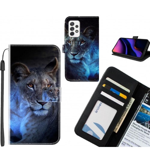 Samsung Galaxy A72 case leather wallet case printed ID