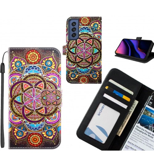 Samsung S21 FE 5G case leather wallet case printed ID