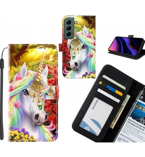 Samsung Galaxy S22 Plus case leather wallet case printed ID