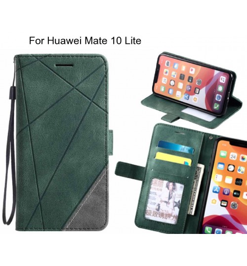 Huawei Mate 10 Lite Case Wallet Premium Denim Leather Cover