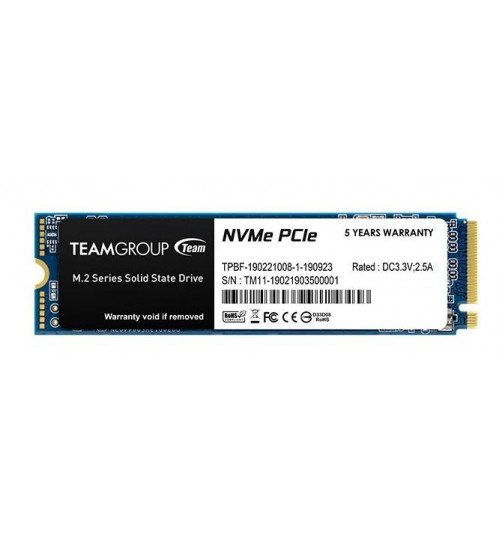 TEAM SSD PCI-E 3.0x4 WITH NVMe 1.3 MP34 256GB R/W 3400 / 1100MB/