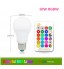 RGB LED Bulb Lights 220V E27 10W